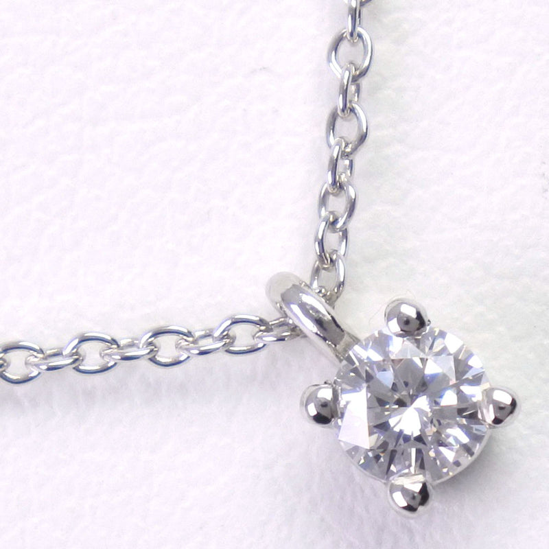 [TIFFANY & CO.] Tiffany Solitea Necklace PT950 Platinum x Diamond Ladies Necklace A+Rank