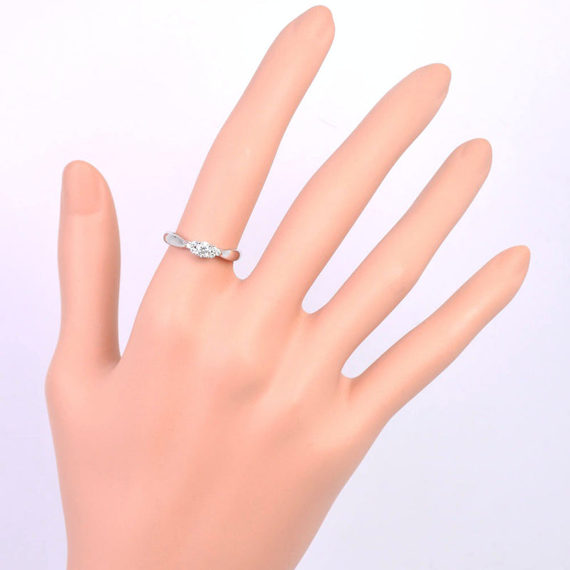 [TIFFANY & CO.] Tiffany Harmony Side Stone Ring / Ring PT950 Platinum x Diamond 11 Ladies Ring / Ring A+Rank