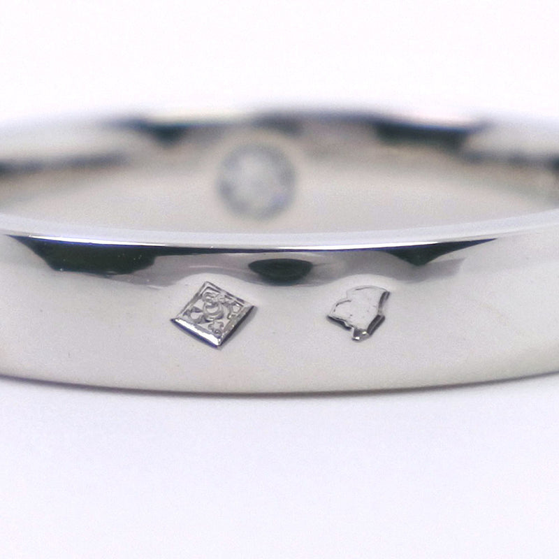 [CHAUMET] Shome Eternal Classic Skillet Diamond Ring / Ring PT950 Platinum x Diamond No. 9.5 Ladies Ring / Ring A+Rank