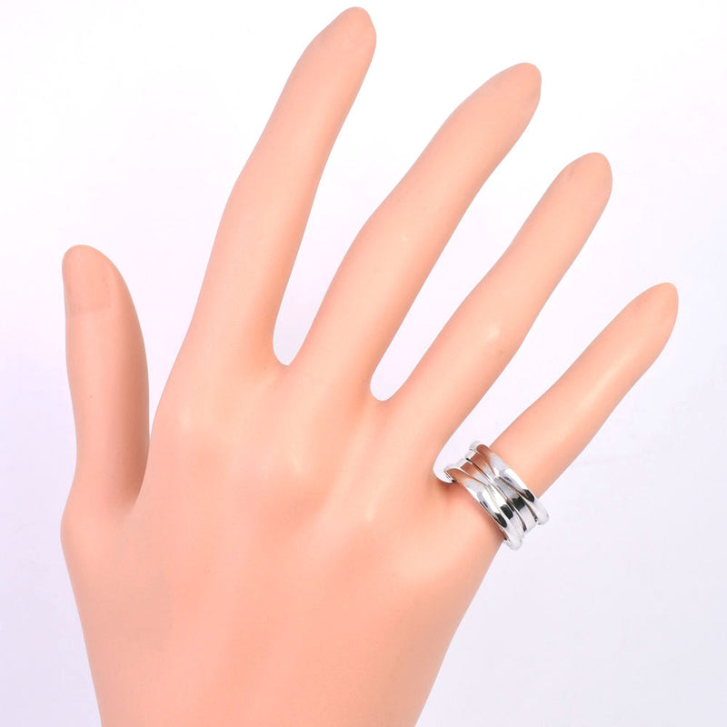 [BVLGARI] Bulgari BZERO1/Bewzero One 2 Band Ring/Ring K18 White Gold No. 6 Ladies Ring/Ring