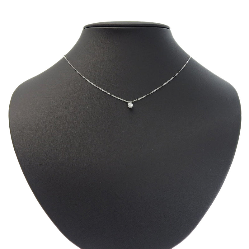 TIFFANY&Co.】ティファニー ソリティア 0.22 H-VVS1-EX Pt950プラチナ 