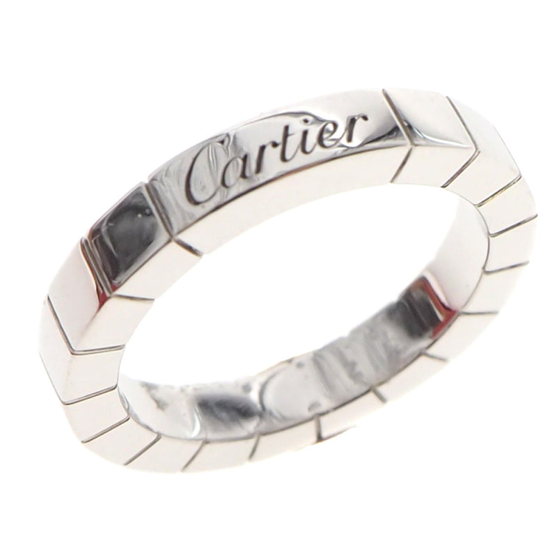 [Cartier] Cartier Laniere K18白金号9.5银女士戒指 /戒指SA等级