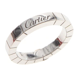 [Cartier] Cartier 
 Laniere No. 7 Anillo / anillo 
 K18 White Gold Silver aproximadamente 5.7 g Lanenes Ladies Sa Rank