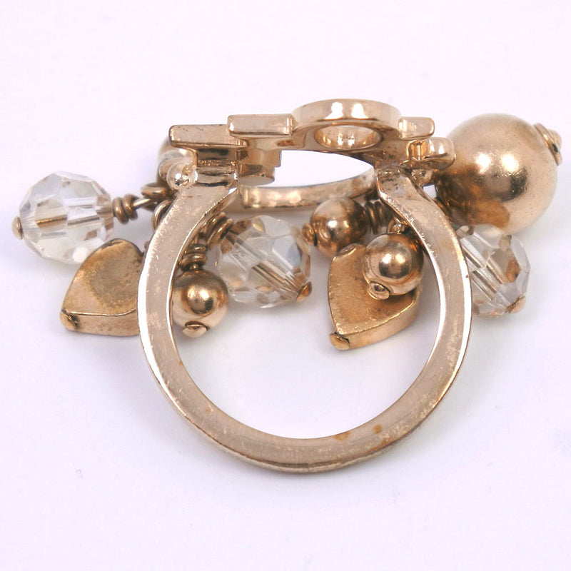 【Dior】クリスチャンディオール
 リング・指輪
 金メッキ 11号 6刻印 レディース リング・指輪