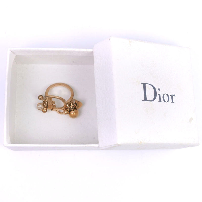 【Dior】クリスチャンディオール
 リング・指輪
 金メッキ 11号 6刻印 レディース リング・指輪