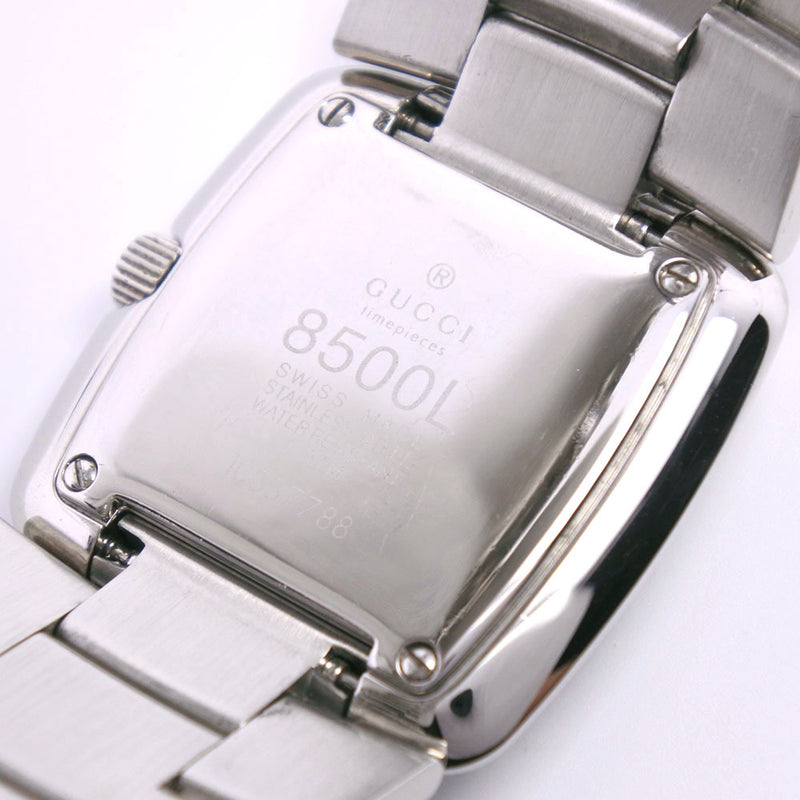 [Gucci] Gucci 8500L手表不锈钢石英女士灰色表盘