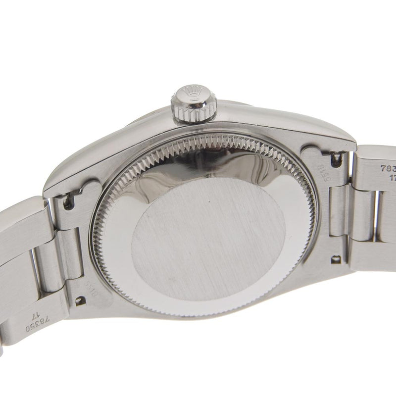 【ROLEX】ロレックス
 オイスターパーペチュアル 77080 ステンレススチール シルバー 自動巻き アナログ表示 ボーイズ シルバー文字盤 腕時計
Aランク
