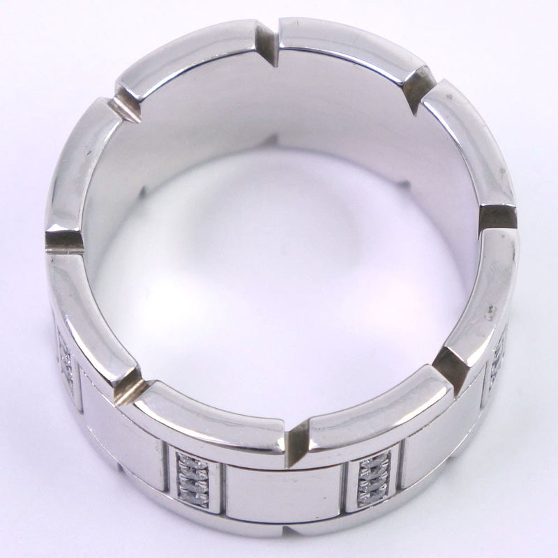 [Cartier] Cartier Tank Franchae LM Ring / Ring K18 White Gold x Diamond 13.5 Ladies Ring / Ring A-Rank