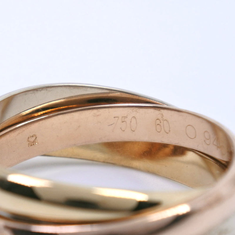 [Cartier] Cartier Trinity Ring/Ring K18 Gold 19 YG/WG/PG Men's Ring/Ring