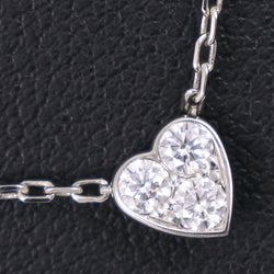 [Cartier] Cartier Mini Heart of Cartier 3p Collar de diamante K18 Gold White X Diamond Ladies Collar A Rank