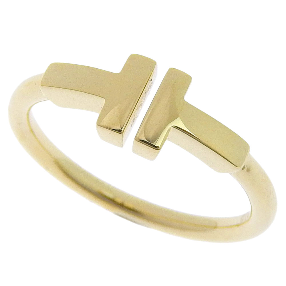TIFFANY&Co.】ティファニー Tワイヤーリング K18イエローゴールド 11