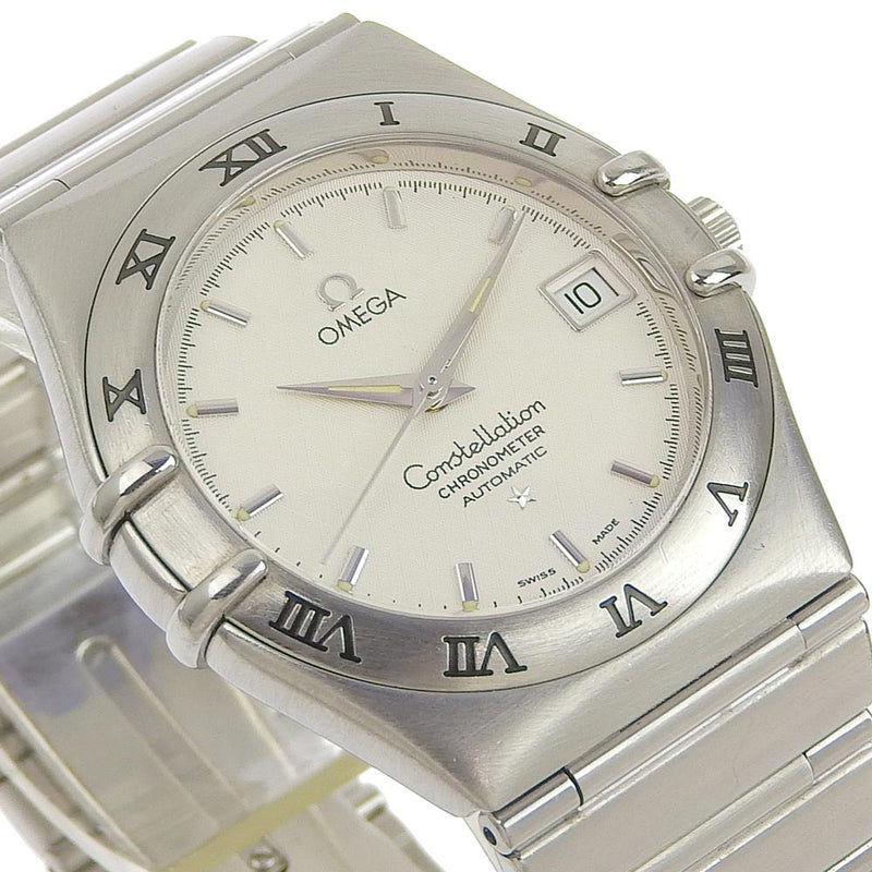 [Omega] Omega Constellation Cal.1120 1502.30 Reloj de marcación blanca para hombres de plata de acero inoxidable de acero inoxidable