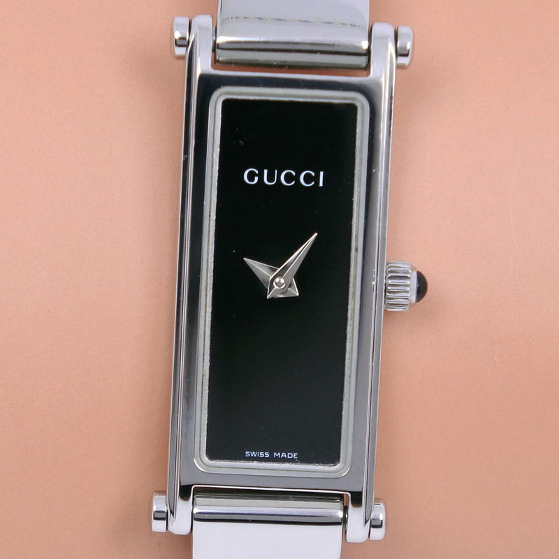 ファッション小物グッチ 腕時計 - 1500L レディース 黒 - 腕時計
