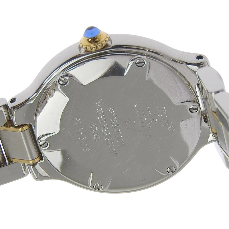 【CARTIER】カルティエ
 マスト21 ヴァンティアン ステンレススチール×金メッキ シルバー クオーツ アナログ表示 レディース シルバー文字盤 腕時計