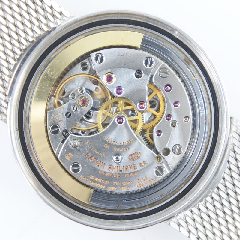 【PATEK PHILIPPE】パテックフィリップ
 カラトラバ 3563/2 K18ホワイトゴールド シルバー 自動巻き ユニセックス シルバー文字盤 腕時計
A-ランク
