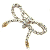 TIFFANY&Co.】ティファニー ツイストリボン シルバー925×K18