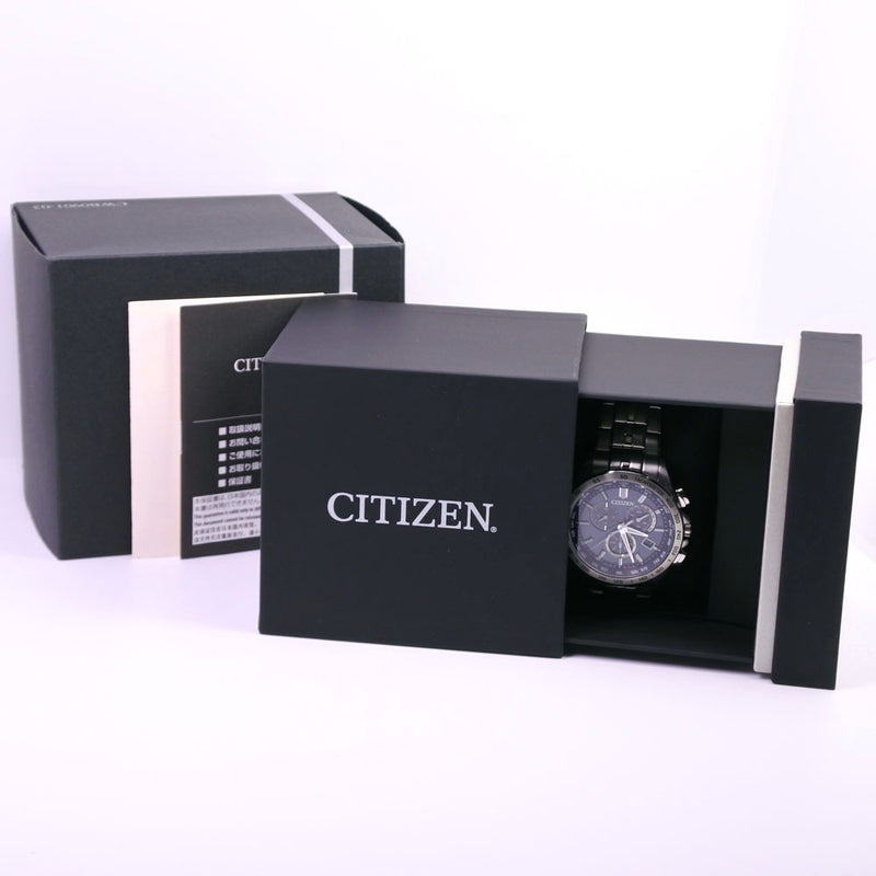 [Citizen] Citizen Eco Drive E660-S119944 CB5870-91L 시계 스테인리스 스틸 라디오 시계 크로노 그래프 남성 네이비 다이얼 시계 A+Rank