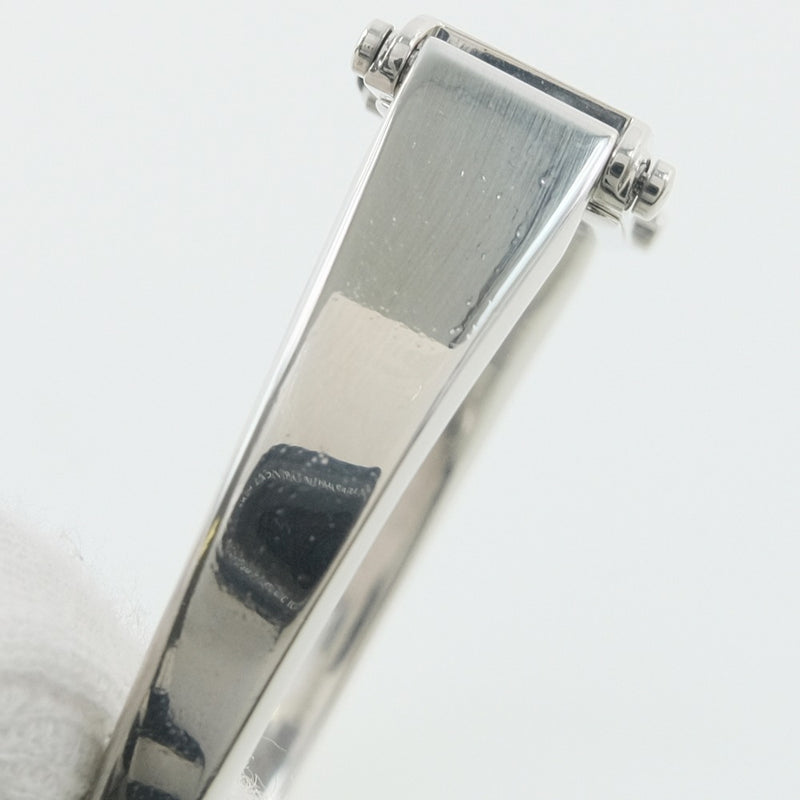[구찌] 구찌 1500L 시계 스테인리스 스틸 X 다이아몬드 석영 아날로그 레이디스 블랙 다이얼 시계