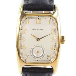 [Hamilton] Hamilton 6264 Reloj de cuarzo de oro de acero inoxidable.