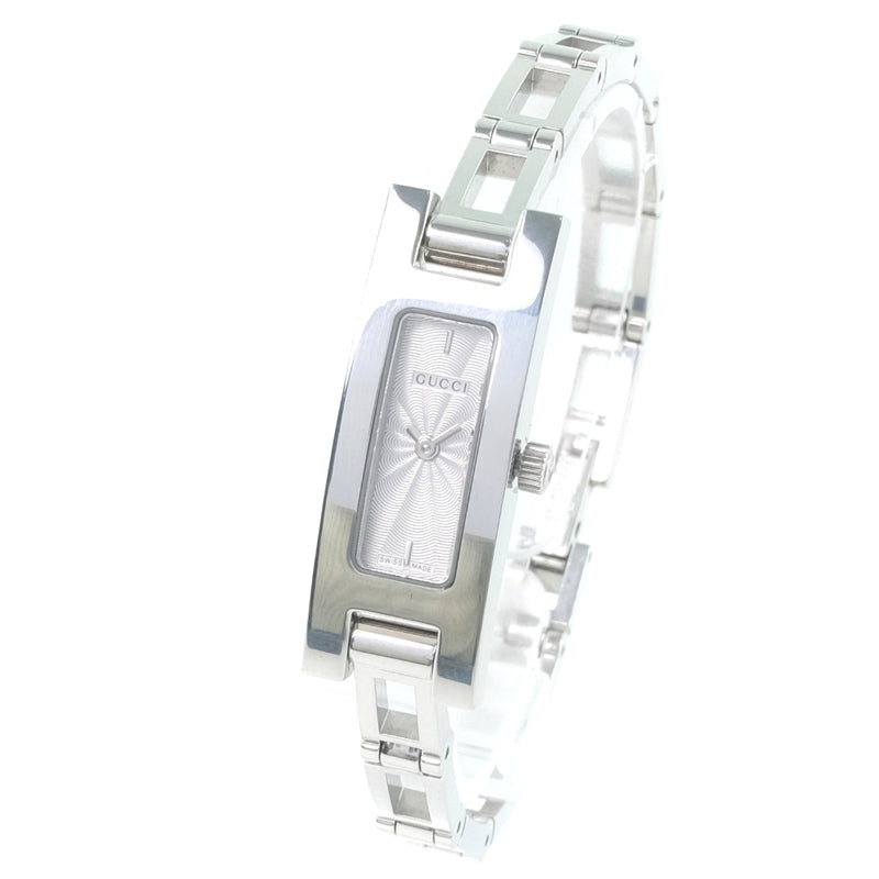 [GUCCI] Gucci 3900L Watch Stainless Steel Quartz Ladies Silver Dial Watch