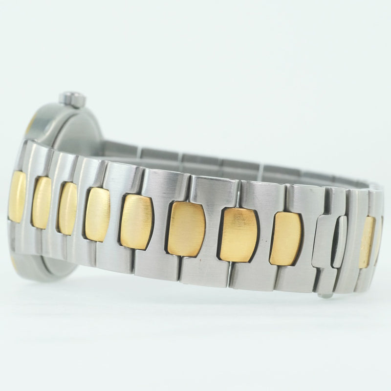 [OMEGA] Omega Sea Master Polaris Watch Stainless Steel Gold Quartz GMT Men's Gray Dial Watch