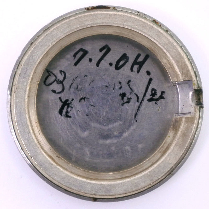 [Waltham] Waltham Cal.ht-7 Reloj de acero inoxidable x cuero de cuero damas escritas a mano dial de marcación