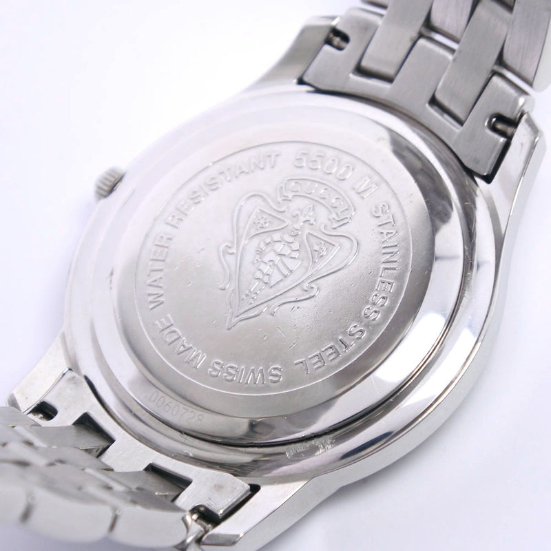 【GUCCI】グッチ
 5500M 腕時計
 ステンレススチール クオーツ メンズ 黒文字盤 腕時計