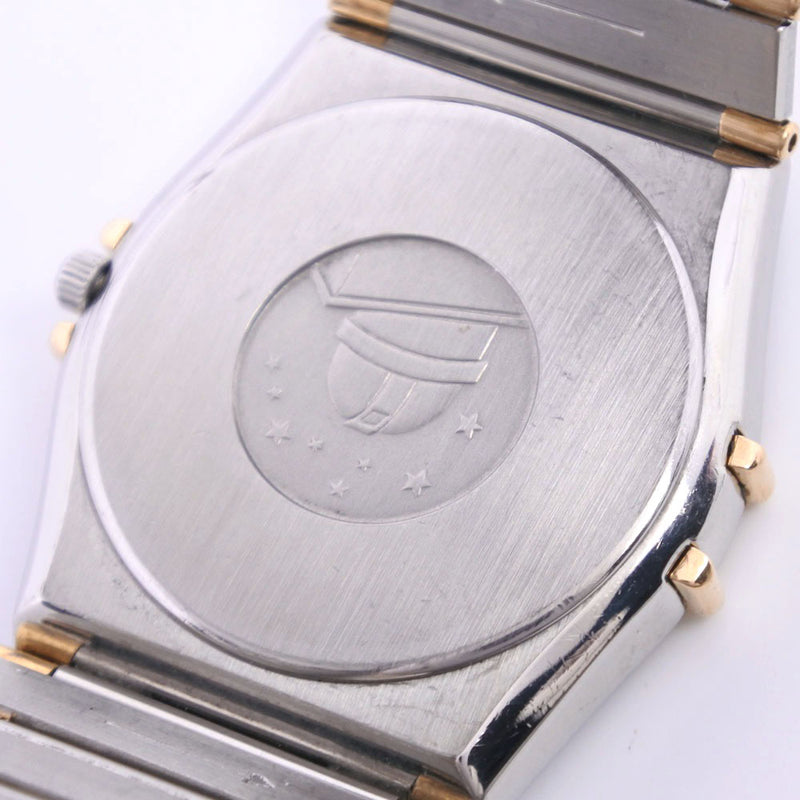 【OMEGA】オメガ
 コンステレーション 腕時計
 ステンレススチール クオーツ メンズ ゴールド文字盤 腕時計