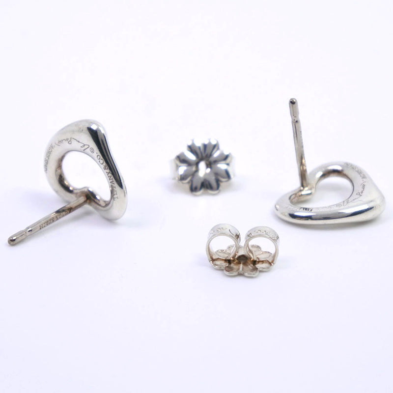 [TIFFANY & CO.] Tiffany Open Heart El Saperetti Piercing Silver 925 Ladies Earrings