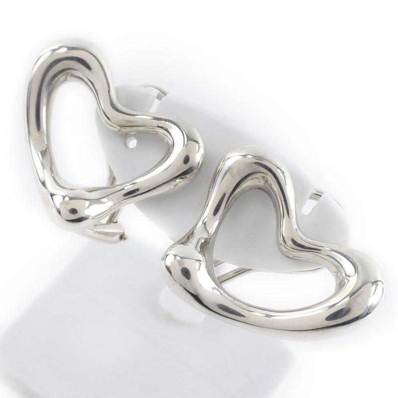 [TIFFANY & CO.] Tiffany Open Heart El Saperti Earrety Silver 925 Ladies Earring A-Rank