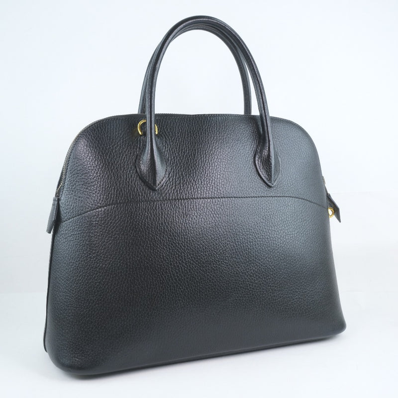 [Hermes] Hermes Boled 35 Handbag Aldenne Black 〇y Handbag de Damas grabadas
