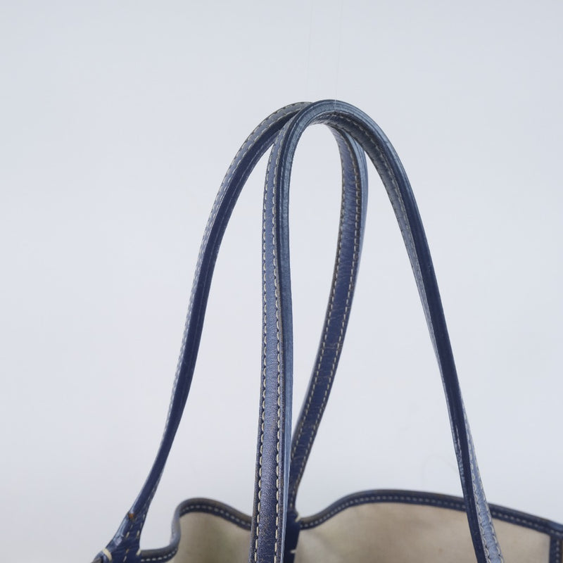 [Goyard] Goyal Saint Louis PM手提袋PVC涂料帆布蓝色男女培养袋