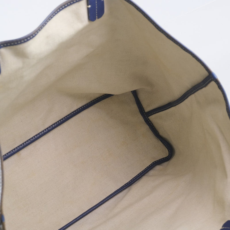 [Goyard] Goyal Saint Louis PM手提袋PVC涂料帆布蓝色男女培养袋