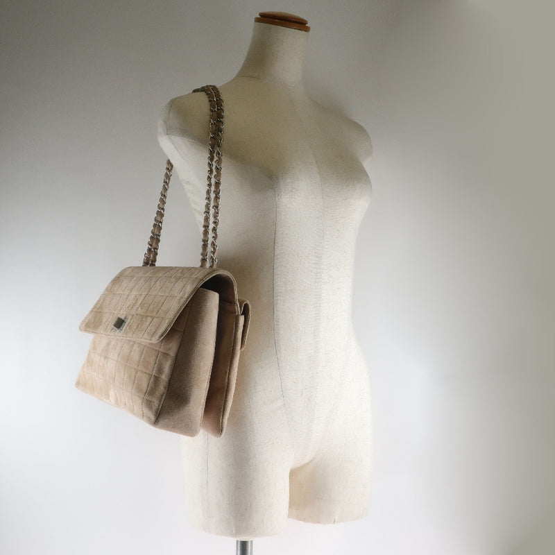 [Chanel] CHANEL Cadena Swedy Swedy Beige Ladies Shoulder Bags