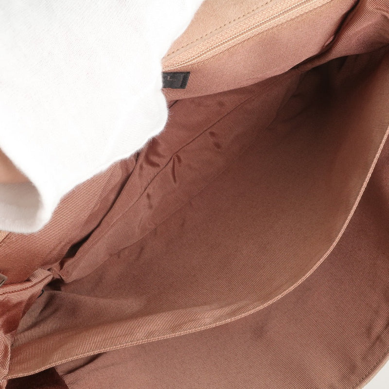 [샤넬] 샤넬 체인 숄더 스웨디 베이지 색 숙녀 어깨 가방