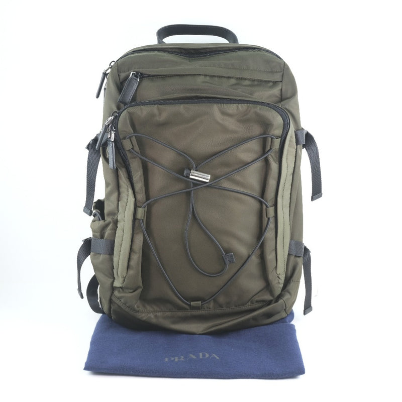 [Prada] Prada Backpack 2VZ055 Backpack Daypack Nylon Khaki Unisex Backpack Daypack A-Rank