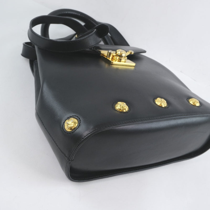[Salvatore Ferragamo] Salvatore Ferragamo 2WAY Shoulder Handbag Calf Black Ladies Handbag