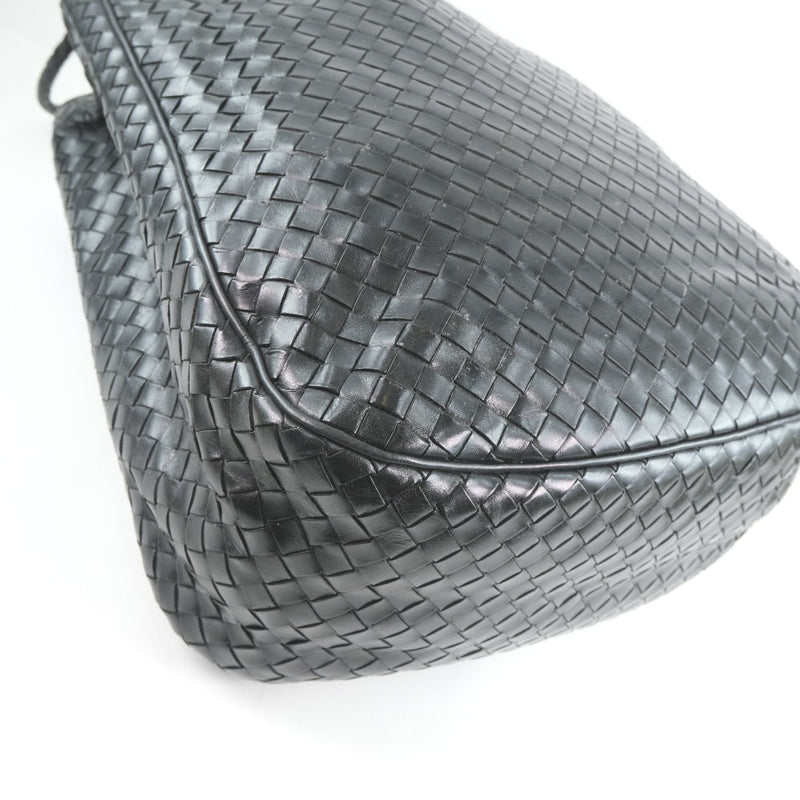 [BOTTEGAVENETA] Bottega Veneta Intrecchart Tote Bag Calf Black Unisex Tote Bag