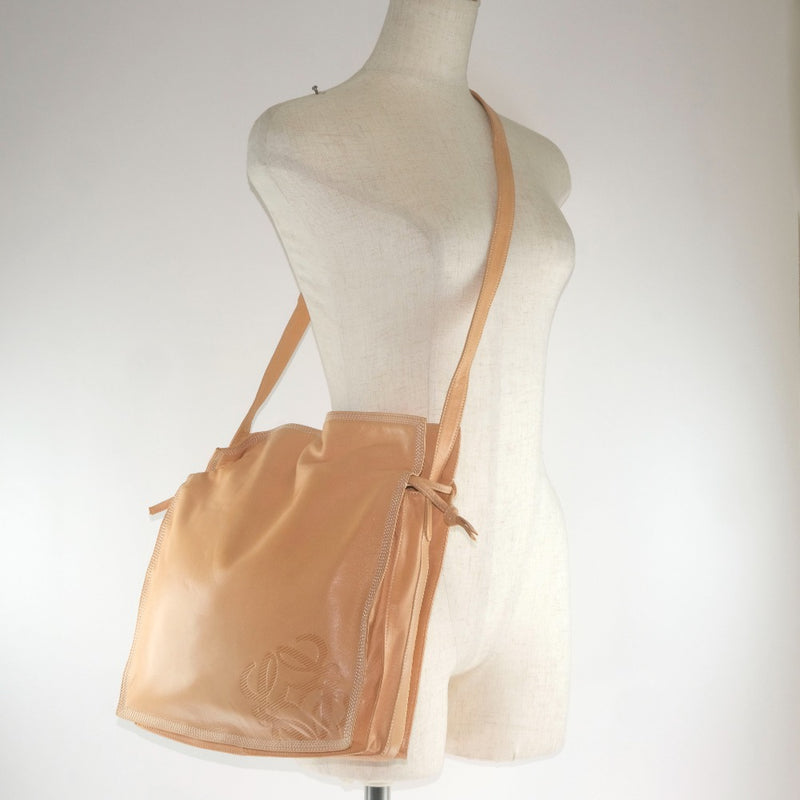 [LOEWE] Loebe shoulder bag Ram Skin Beige Ladies Shoulder Bag