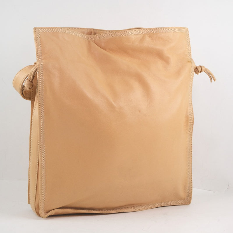 [Loewe] Loebe 숄더 가방 램 피부 베이지 색 숙녀 어깨 가방
