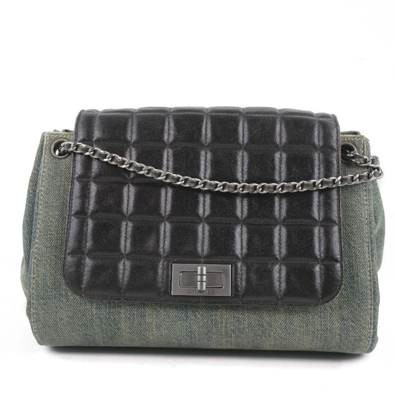 CHANEL] Chanel Chain shoulder shoulder bag Denim x calf tea ladies shoulder  bag – KYOTO NISHIKINO