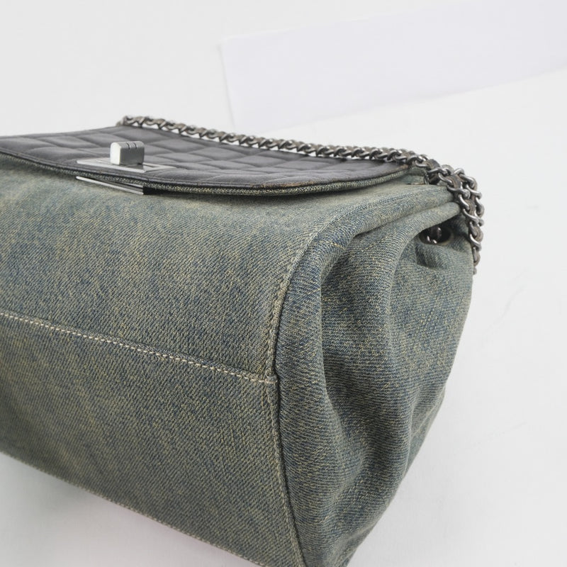 CHANEL] Chanel Chain shoulder shoulder bag Denim x calf tea ladies shoulder  bag – KYOTO NISHIKINO