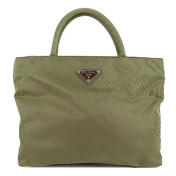 [PRADA] Prada Handbag Nylon Green Ladies Handbag A-Rank