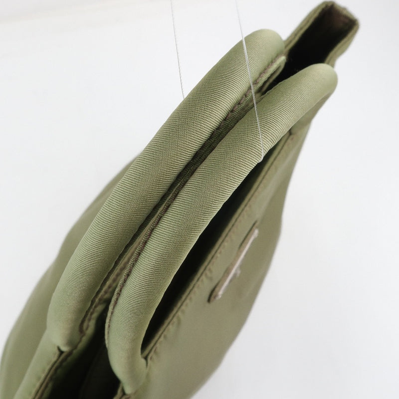 [Prada] Prada Handbag Nylon Green Ladies Handbag A-Rank