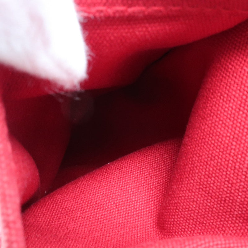 [爱马仕]爱马仕多维尔MM帆布手袋棉帆布红色女士手提包