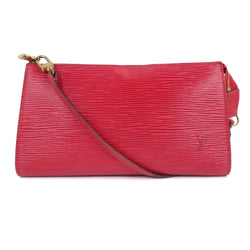 Louis Vuitton Handbag Epi 24 Pochette Accessories Red Leather