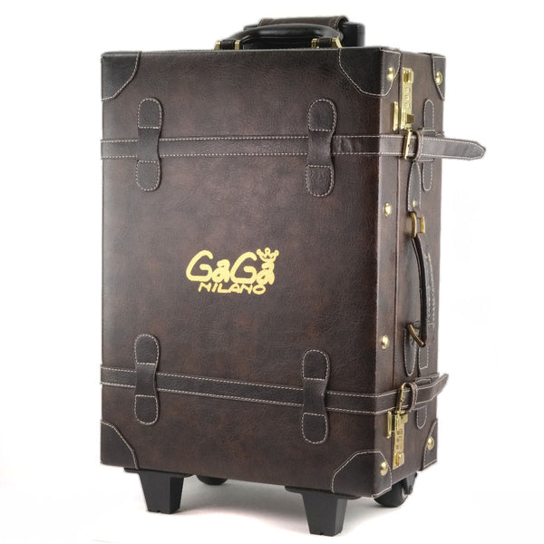 [GAGA MILANO] Gaga Milan Carry Bag Carry Bag Leather Tea Unisex Carry Bag