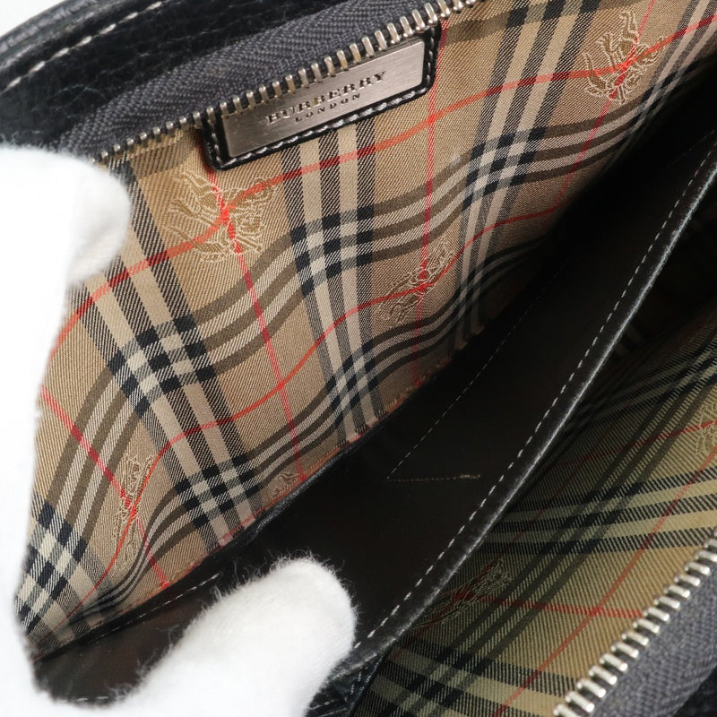 BURBERRY】バーバリー セカンドバッグ カーフ 黒 メンズ セカンド