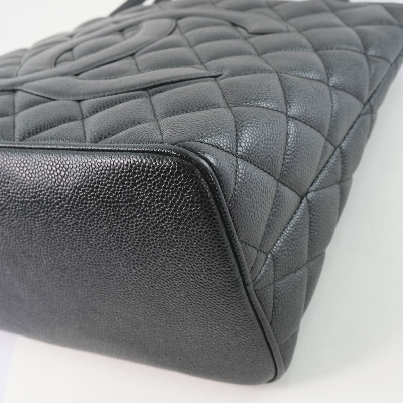 [Chanel] Chanel Reimpresión Tota Tote Bag Mat Caviar Piel Black Ladies Bag A Rank