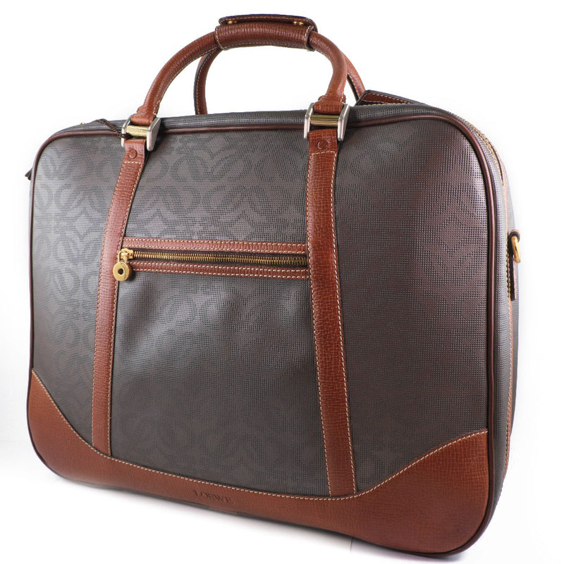 [LOEWE] Loewe Travel Bag Boston Bag Leather Tea Unisex Boston Bag